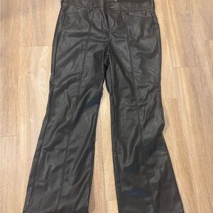 Black pleather Pants